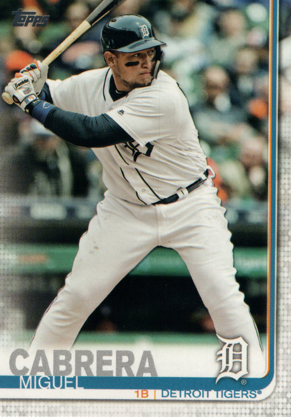 #230 Miguel Cabrera Detroit Tigers 2019 Topps Series 1 Baseball Card DAY