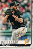 #96 Trevor Williams Pittsburgh Pirates 2019 Topps Series 1 Baseball Card DAY