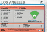 #254 Dodger Stadium Los Angeles Dodgers 2019 Topps Series 1 Baseball Card DAZ
