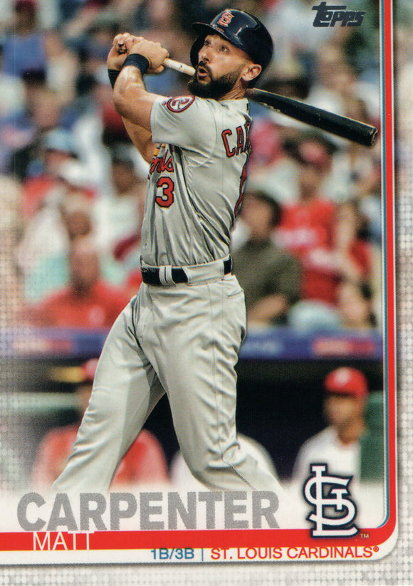 #84 Matt Carpenter St Louis Cardinals 2019 Topps Series 1 Baseball Card DAZ