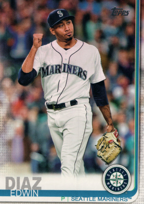 #299 Edwin Diaz Seattle Mariners 2019 Topps Series 1 Baseball Card DAZ