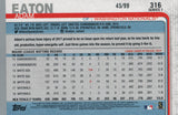 #316 Adam Eaton 45/99 Washington Nationals 2019 Topps Series 1 Baseball Card DAZ