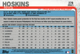 #279 Rhys Hoskins Philadelphia Phillies 2019 Topps Series 1 Baseball Card DAZ