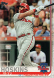 #279 Rhys Hoskins Philadelphia Phillies 2019 Topps Series 1 Baseball Card DAZ