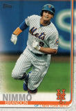 #172 Brandon Nimmo New York Mets 2019 Topps Series 1 Baseball Card DAZ