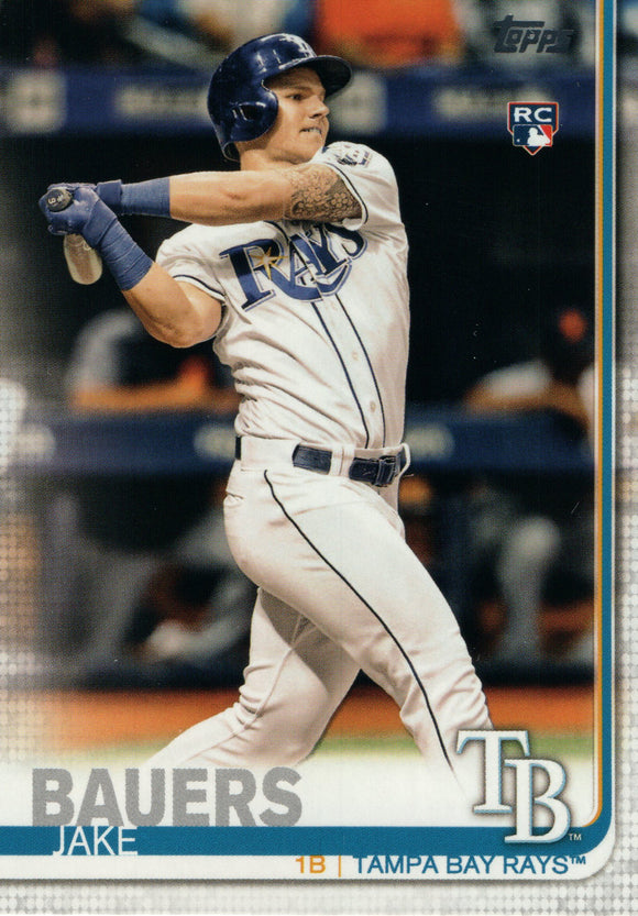 #311 Jake Bauers Rookie Tampa Bay Rays 2019 Topps Series 1 Baseball Card EAA