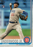 #315 Duane Underwood Jr. Rookie Chicago Cubs 2019 Topps Series 1 Baseball Card EAA