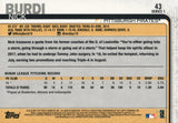 #43 Nick Burdi Rookie Pittsburgh Pirates 2019 Topps Series 1 Baseball Card EAA