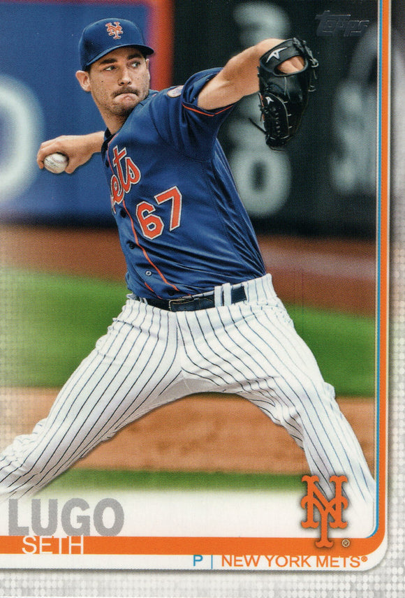 #237 Seth Lugo New York Mets 2019 Topps Series 1 Baseball Card EAA