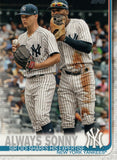 #263 Sir Didi Shares His Expertise Always Sonny New York Yankees 2019 Topps Series 1 Baseball Card EAA