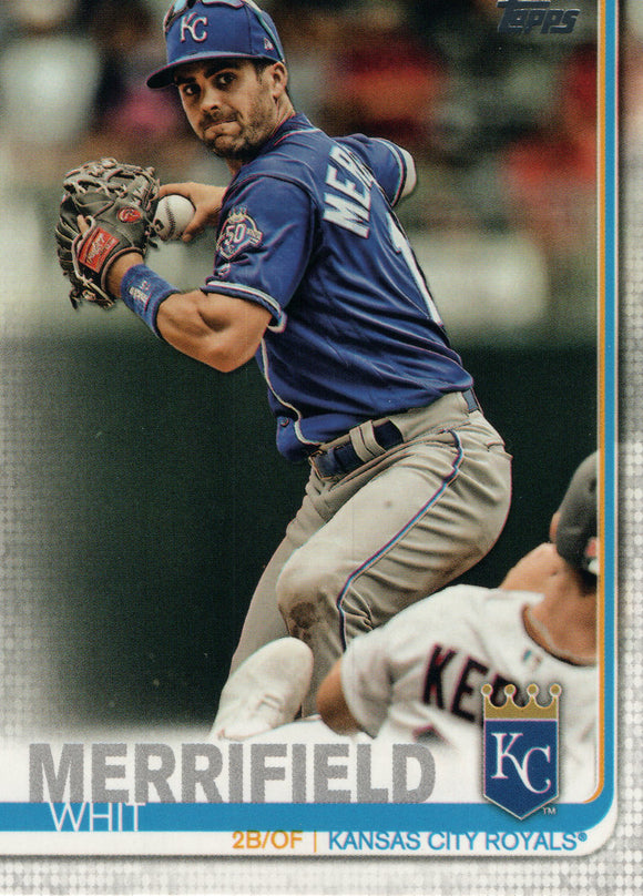 #238 Whit Merrifield Kansas City Royals 2019 Topps Series 1 Baseball Card EAA