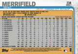 #238 Whit Merrifield Kansas City Royals 2019 Topps Series 1 Baseball Card EAA