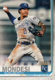 #22 Adalberto Mondesi Kansas City Royals 2019 Topps Series 1 Baseball Card EAA