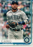 #313 Robinson Cano Seattle Mariners 2019 Topps Series 1 Baseball Card EAB
