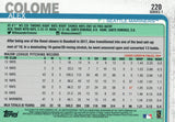 #220 Alex Colome Seattle Mariners 2019 Topps Series 1 Baseball Card EAB