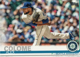 #220 Alex Colome Seattle Mariners 2019 Topps Series 1 Baseball Card EAB
