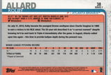 #38 Kolby Allard Rookie Atlanta Braves 2019 Topps Series 1 Baseball Card EAB