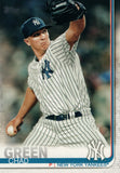 #25 Chad Green New York Yankees 2019 Topps Series 1 Baseball Card EAB