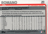 #343 Sal Romano Cincinnati Reds 2019 Topps Series 1 Baseball Card EAB