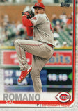 #343 Sal Romano Cincinnati Reds 2019 Topps Series 1 Baseball Card EAB