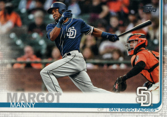 #170 Manny Margot San Diego Padres 2019 Topps Series 1 Baseball Card EAB