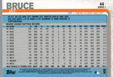 #44 Jay Bruce New York Mets 2019 Topps Series 1 Baseball Card EAC