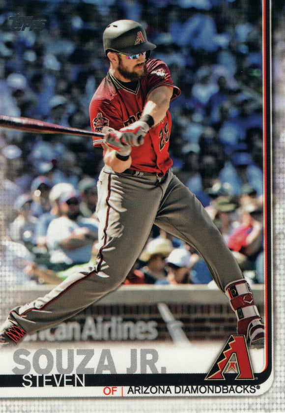 #290 Steven Souza Jr Arizona Diamondbacks 2019 Topps Series 1 Baseball Card EAC