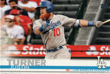 #180 Justin Turner Los Angeles Dodgers 2019 Topps Series 1 Baseball Card EAC