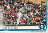 #241 James Paxton Seattle Mariners 2019 Topps Series 1 Baseball Card EAC