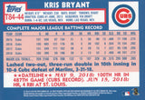T84-44 Kris Bryant Chicago Cubs 2019 Topps Series 1 Baseball Card EAC