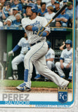 #168 Salvador Perez Kansas City Royals 2019 Topps Series 1 Baseball Card EAC