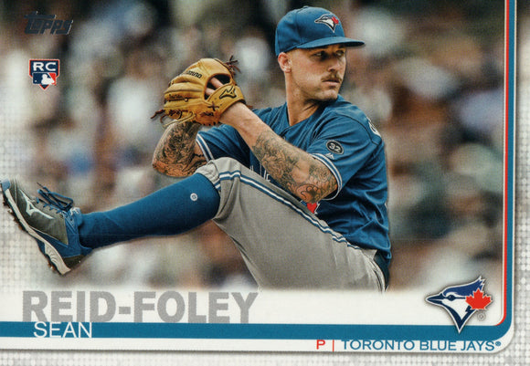 #134 Sean Reid-Foley Rookie Toronto Blue Jays 2019 Topps Series 1 Baseball Card EAC