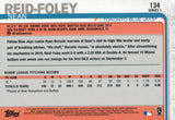 #134 Sean Reid-Foley Rookie Toronto Blue Jays 2019 Topps Series 1 Baseball Card EAC