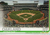 #126 Oakland Coliseum Oakland Athletics 2019 Topps Series 1 Baseball Card EAC