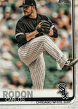 #137 Carlos Rodon Chicago White Sox 2019 Topps Series 1 Baseball Card EAD