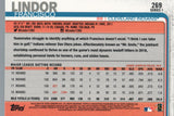 #269 Francisco Lindor Cleveland Indians 2019 Topps Series 1 Baseball Card EAD