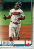 #269 Francisco Lindor Cleveland Indians 2019 Topps Series 1 Baseball Card EAD