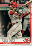 #29 Eugenio Suarez Cincinnati Reds 2019 Topps Series 1 Baseball Card EAD