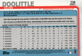 #236 Sean Doolittle Washington Nationals 2019 Topps Series 1 Baseball Card EAD