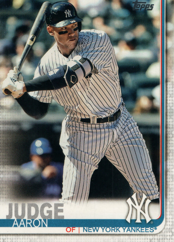 #150 Aaron Judge New York Yankees 2019 Topps Series 1 Baseball Card EAD