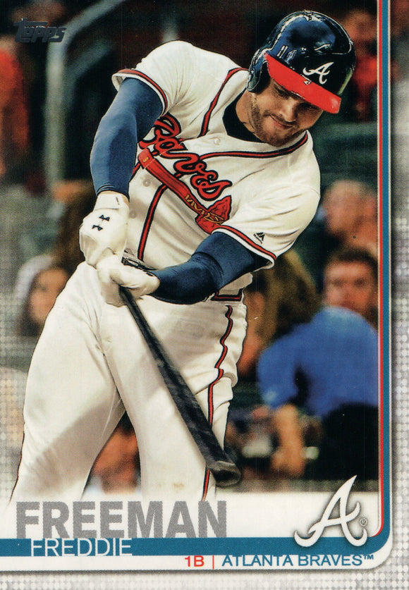 #183 Freddie Freeman Atlanta Braves 2019 Topps Series 1 Baseball Card EAD