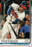 #183 Freddie Freeman Atlanta Braves 2019 Topps Series 1 Baseball Card EAD