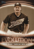 EO-5 Team Uniform Evolution Tampa Bays Rays 2019 Topps Series 1 Baseball Card EAE