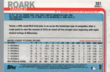 #301 Tanner Roark Washington Nationals 2019 Topps Series 1 Baseball Card EAE