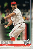 #301 Tanner Roark Washington Nationals 2019 Topps Series 1 Baseball Card EAE
