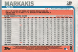 #350 Nick Markakis Atlanta Braves 2019 Topps Series 1 Baseball Card EAE