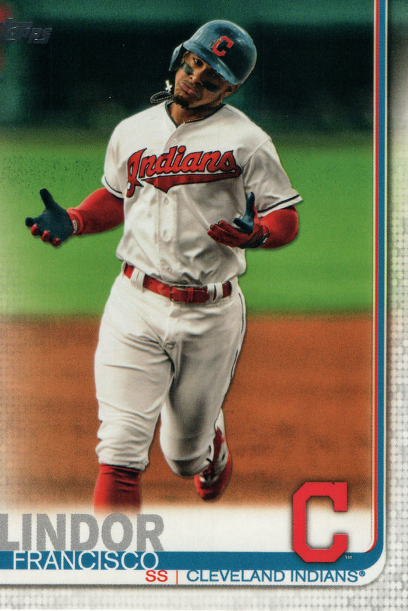 #269 Fancisco Lindor Cleveland Indians 2019 Topps Series 1 Baseball Card EAE
