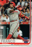 #327 Maikel Franco Philadelphia Phillies 2019 Topps Series 1 Baseball Card EAF