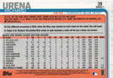 #39 Richard Urena Toronto Blue Jays 2019 Topps Series 1 Baseball Card EAF