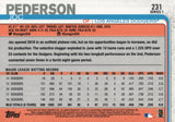 #231 Joc Pederson Los Angeles Dodgers 2019 Topps Series 1 Baseball Card EAF